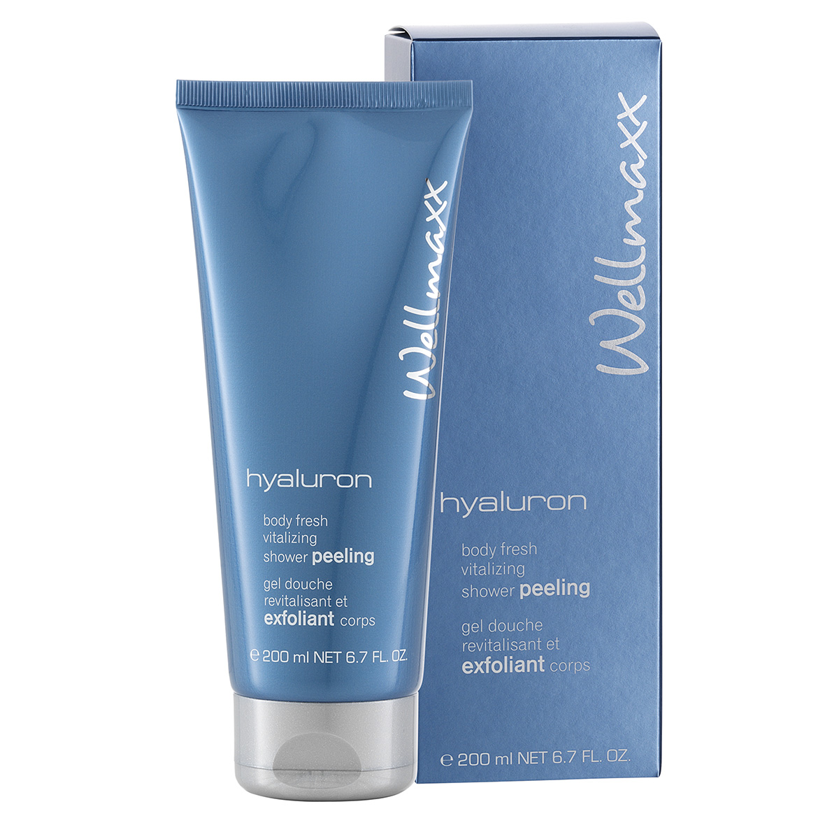 WELLMAXX - hyaluron body fresh vitalizing shower peeling - 1