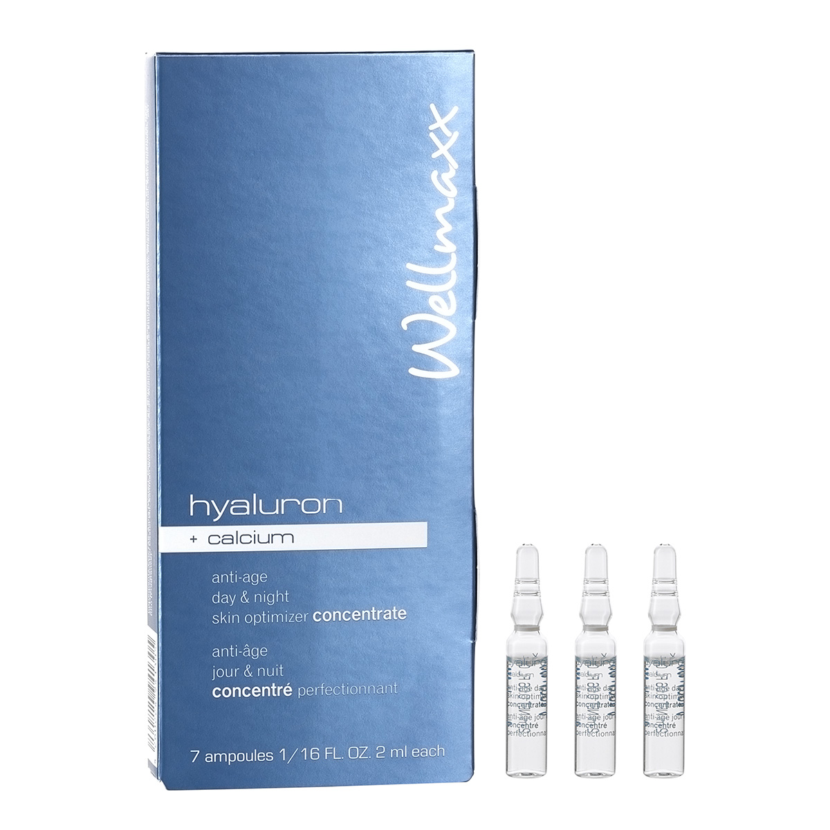 WELLMAXX - hyaluron + calcium skin optimizer concentrate 7x2ml - 2