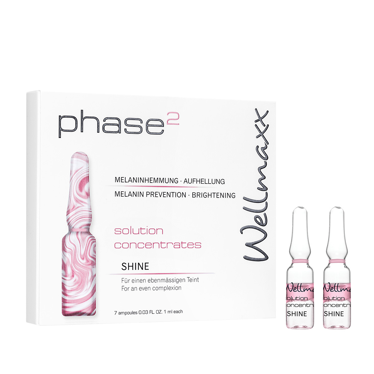 WELLMAXX - phase² solution concentrate SHINE 7x1ml - 2