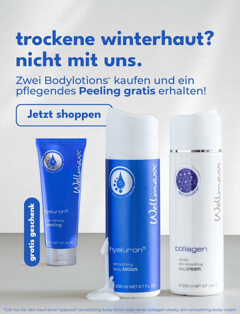 Januarangebot - 2 Bodylotions kaufen und 1 Peeling gratis erhalten