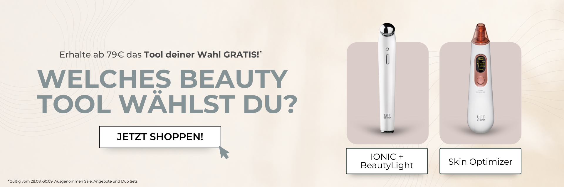 Septemberangebot - Gratis LiFTmee Tool ab 79€