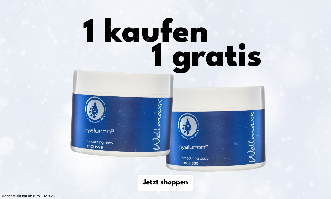 1+1 hyaluron⁵ smoothing body mousse Angebot